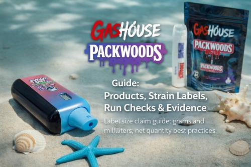 Gas House Packwoods Guide: Products, Strain Labels, Run Checks & Evidence
