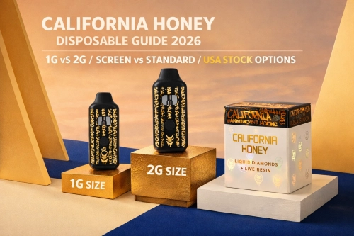 California Honey Disposable 2026: 1G vs 2G, Screen & USA Stock Guide