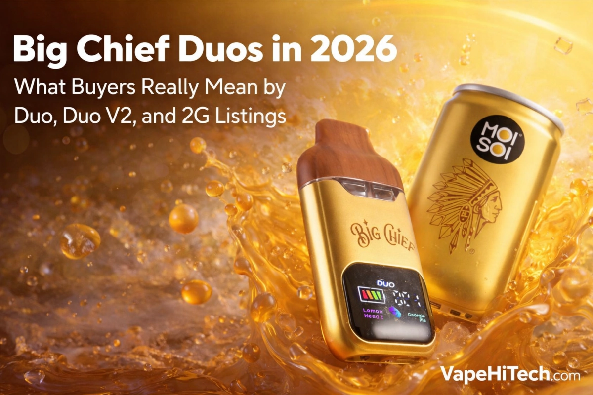 Big Chief Duos in 2026 cover graphic for Duo, Duo V2, and 2G listing routes.