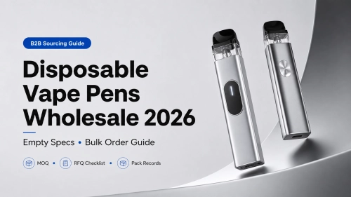 Disposable Vape Pens Wholesale: Empty Specs & Bulk Order Guide 2026