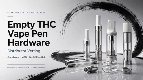 Empty THC Vape Pen Hardware Distributor Vetting: MOQ & Compliance