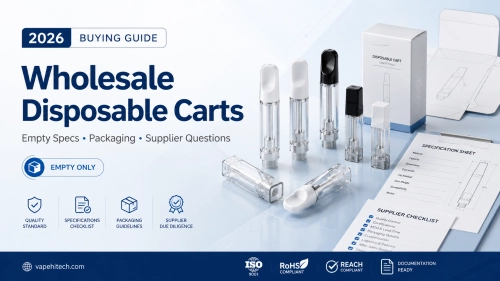 Wholesale Disposable Carts: Empty Hardware Specs & Packaging Guide