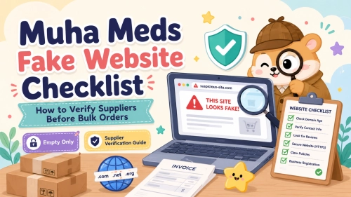 Muha Meds Fake Website Checklist for Supplier Verification