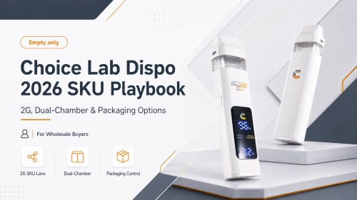 Choice Lab Dispo 2026 SKU Playbook for 2G and Packaging