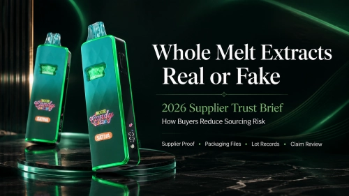 Whole Melt Extracts Real or Fake: 2026 Supplier Trust Brief for Buyers