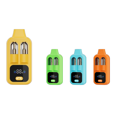 Empty 4ml + 4ml Dual Chamber Vapes Wth Screen 8ml Disposable Vape Pens HTR059 02