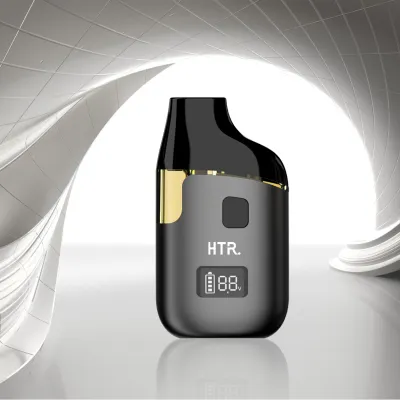 Wholesale 1ml Disposable Vape With LED Display Custom 1g THC Hardware With Screen 1 Gram 215 02