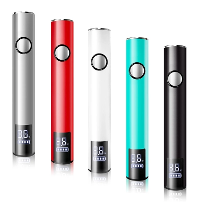 Wholesale 400mAh Preheat Vape Battery With Screen Custom VV Variable Voltage 510 Thread Batteries 02