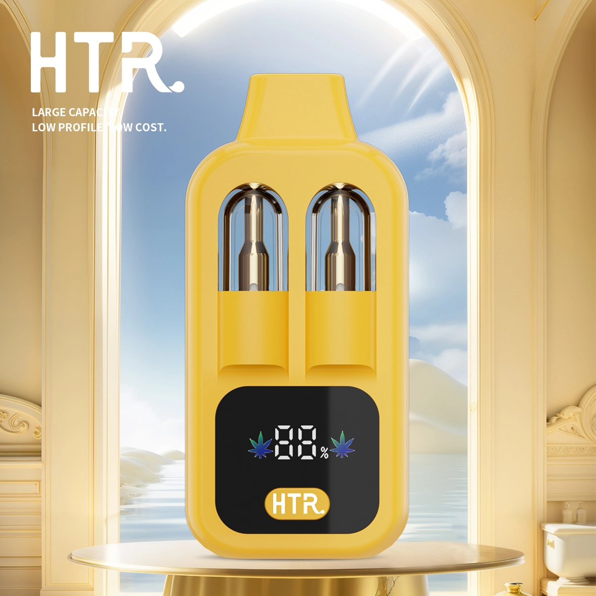 How does the convenience of dual chamber disposables compare to traditional vaping options