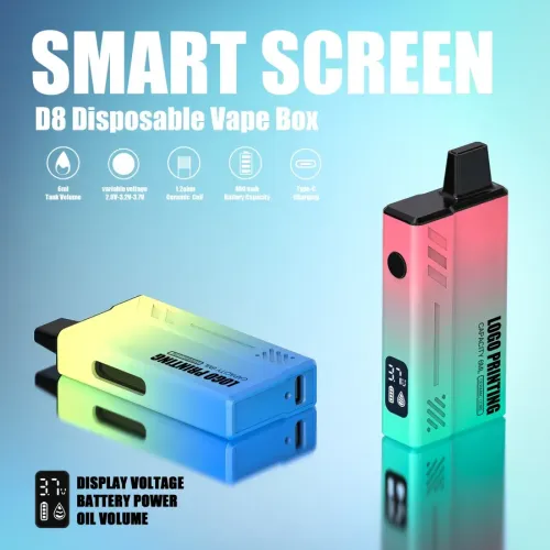 Custom 6g Disposable Vape Pen with Screen Makes Vaping Easier Than Ever