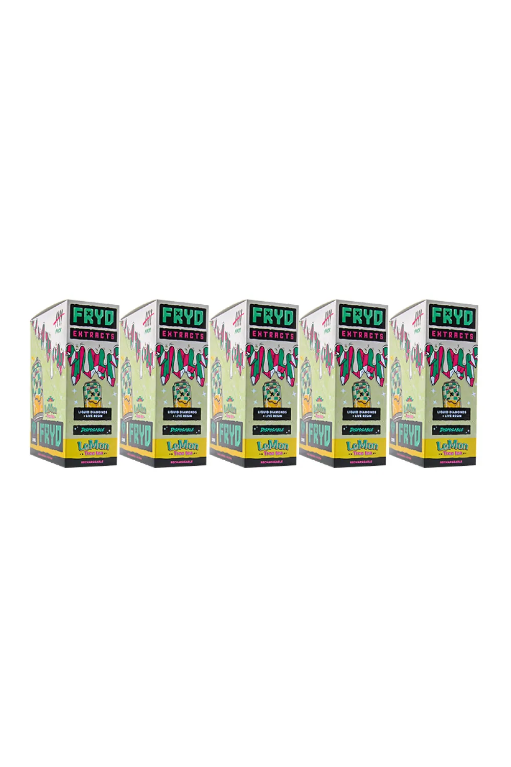 Fryd Lemon Liquid Diamonds +Live Resin Disposable Vape Pen