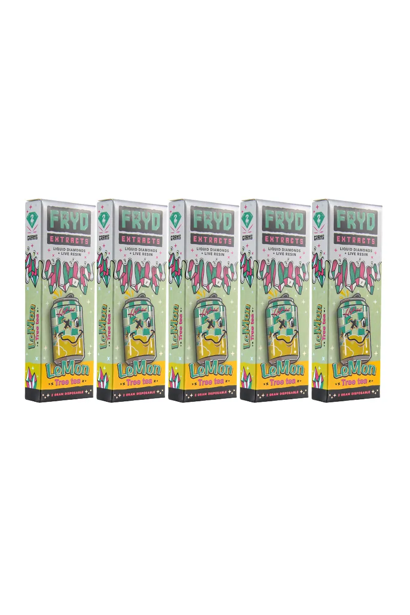 Fryd Lemon Liquid Diamonds +Live Resin Disposable Vape Pen