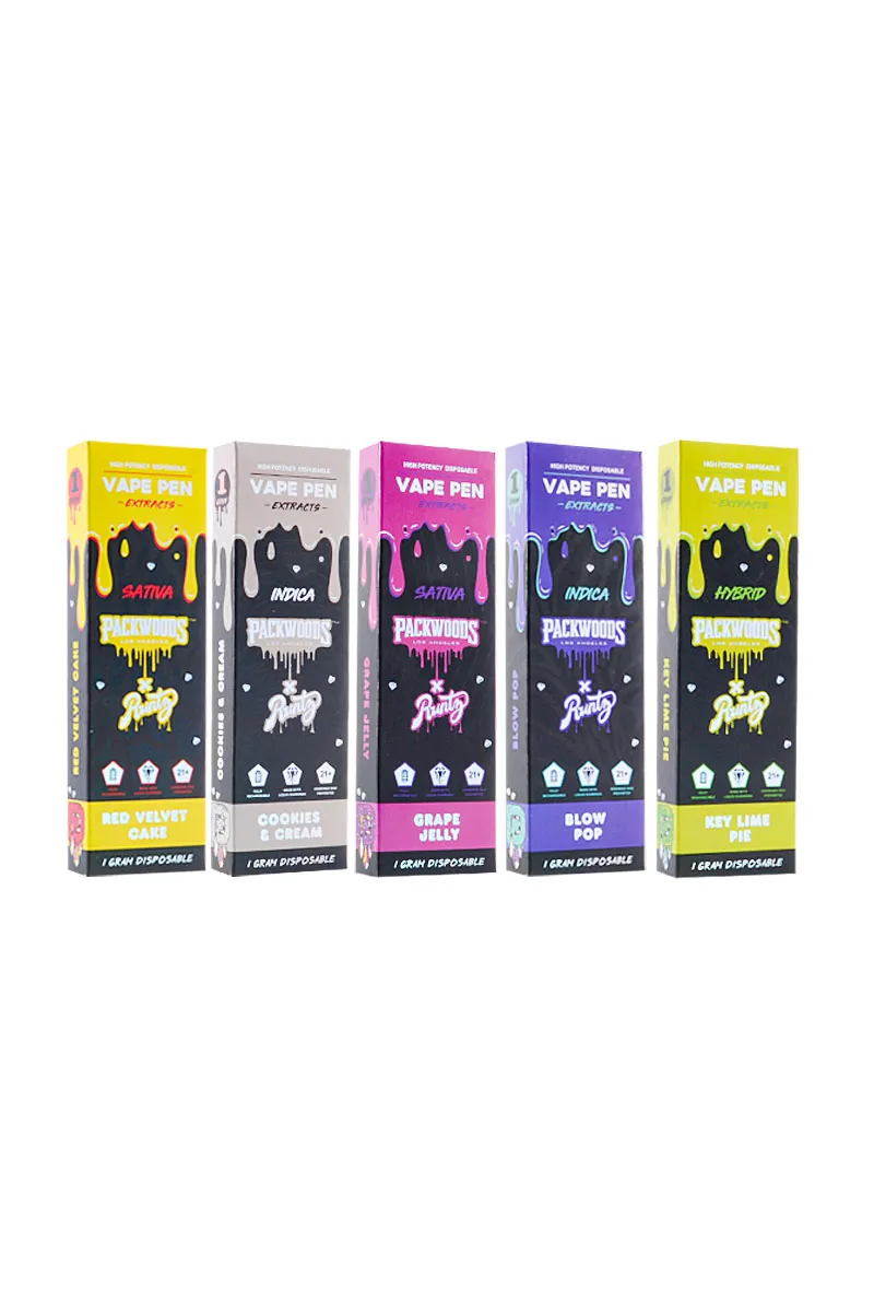 Packwoods x Runtz Extracts Liquid Diamonds + Live Resin Disposable Vape Pen