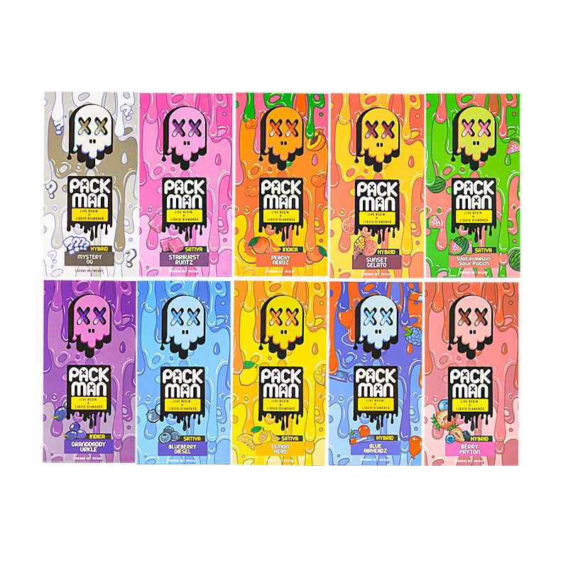 Packman Gen2 Liquid Diamonds + Live Resin  Disposable Vape Pen 