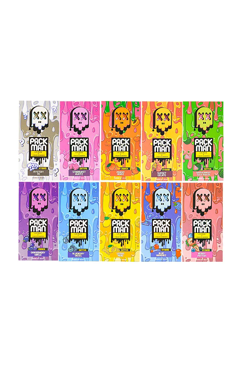 Packman Gen2 Liquid Diamonds + Live Resin  Disposable Vape Pen 