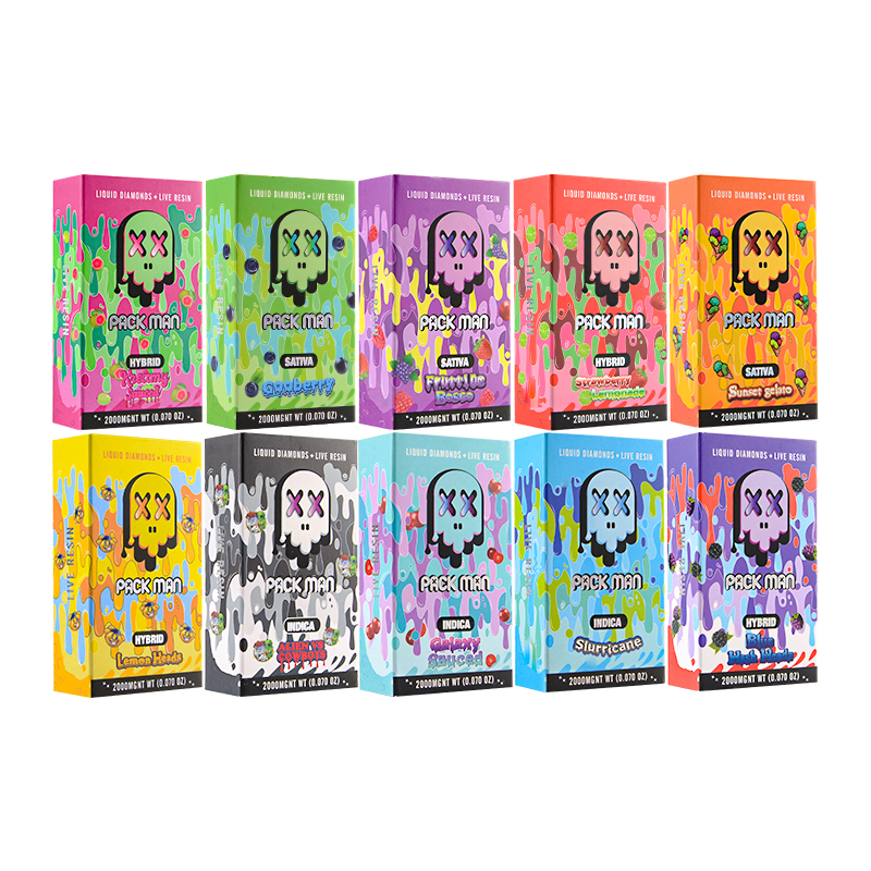 USA STOCK Packman Gen3 Liquid Diamonds + Live Resin Disposable Vape Pen 200pcs 