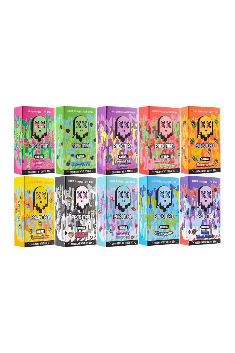 USA STOCK Packman Gen3 Liquid Diamonds + Live Resin Disposable Vape Pen 