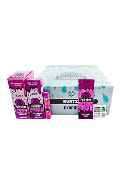 PolkaDot Liquid Diamonds + Live Resin Disposable Vape Pen 02