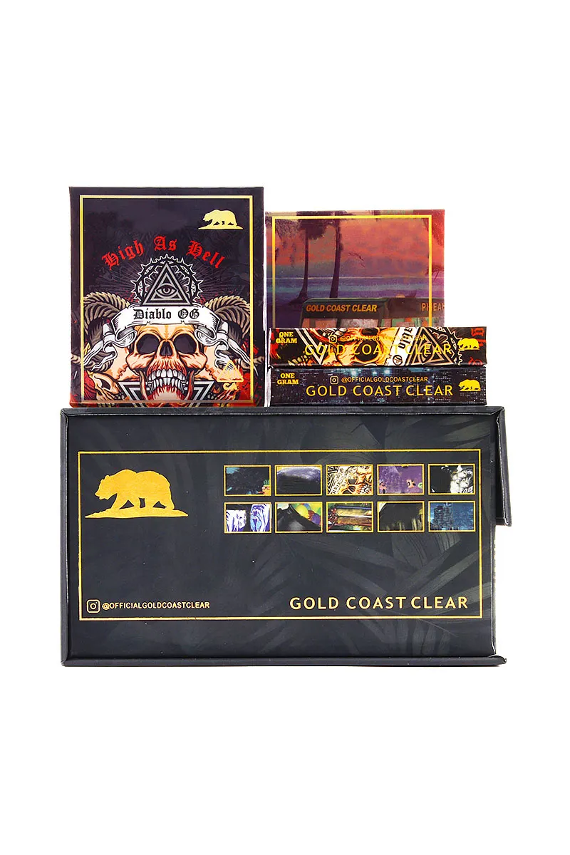 Gold Coast Clear Black Summer Vape Cartridge