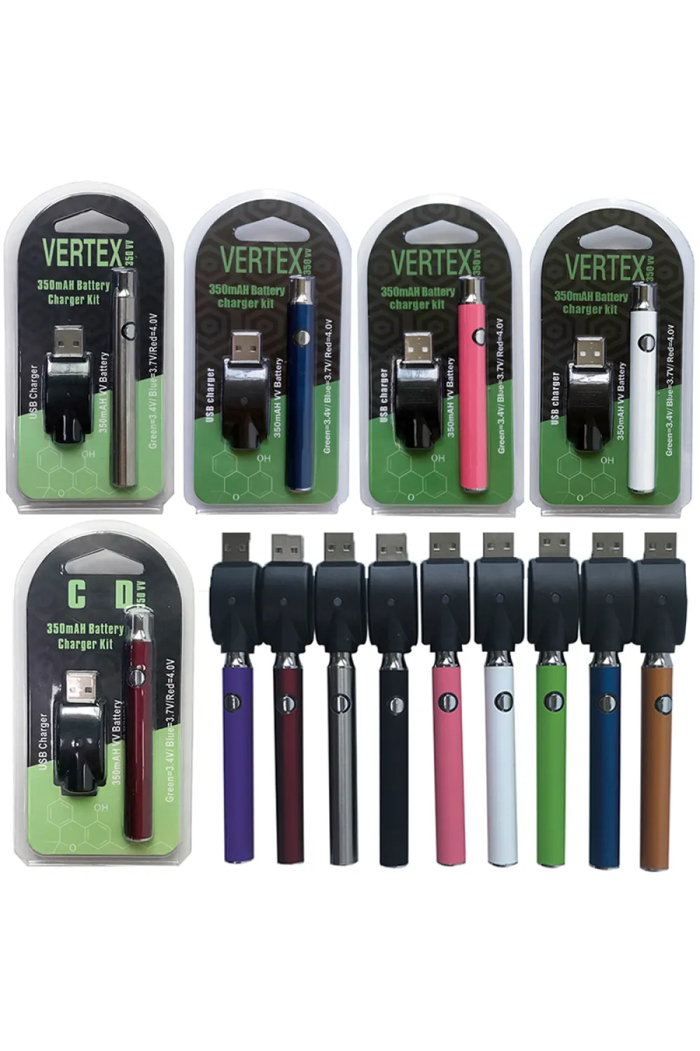 Vertex CBD Vape Battery 