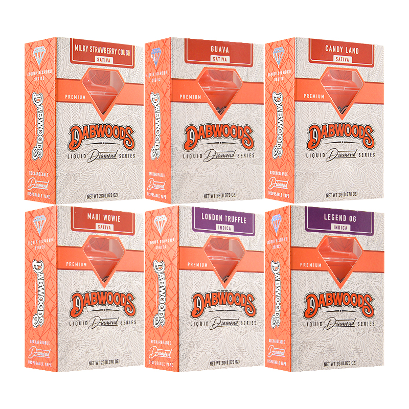  Dabwoods  2g Liquid Diamonds Disposable Vape Pen