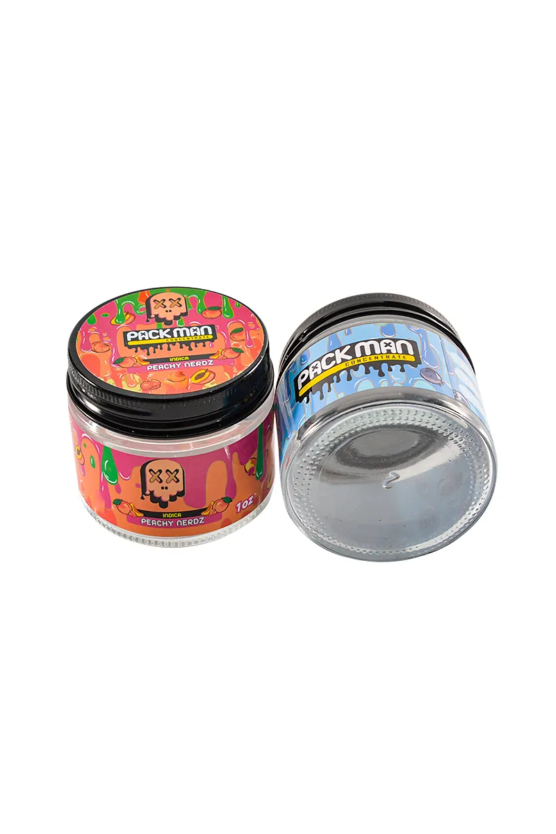 Packman 16oz  glass jar