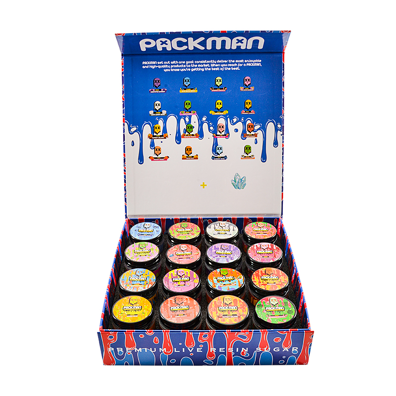 Packman 16oz  glass jar