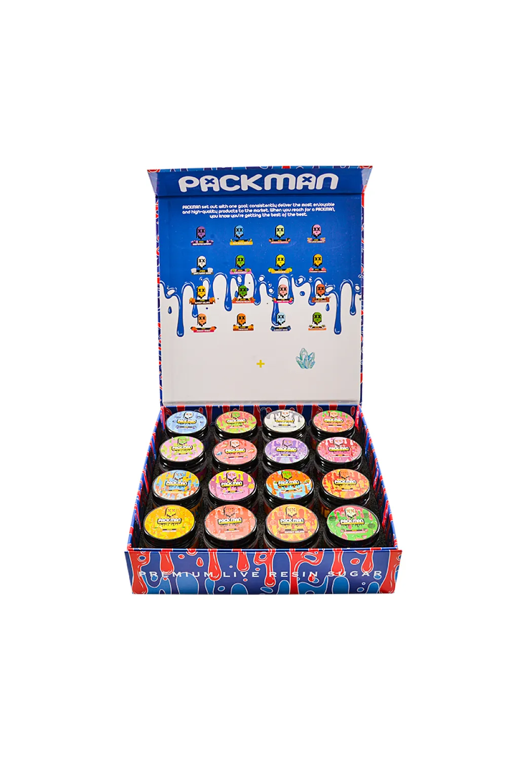 Packman 16oz  glass jar