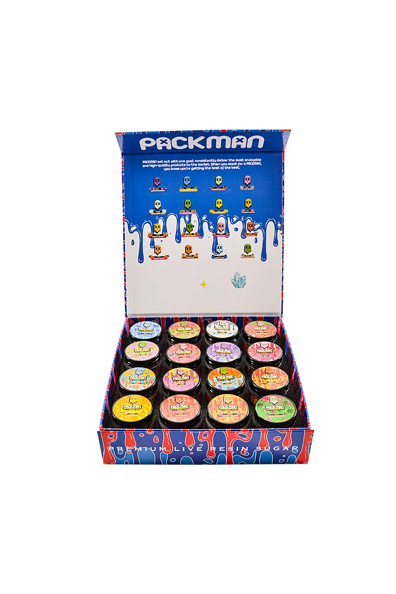 Packman 16oz  glass jar