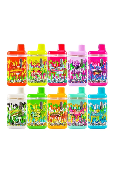 Packman V4 with Screen Liquid Diamonds + Live Resin Disposable Vape Pen  01