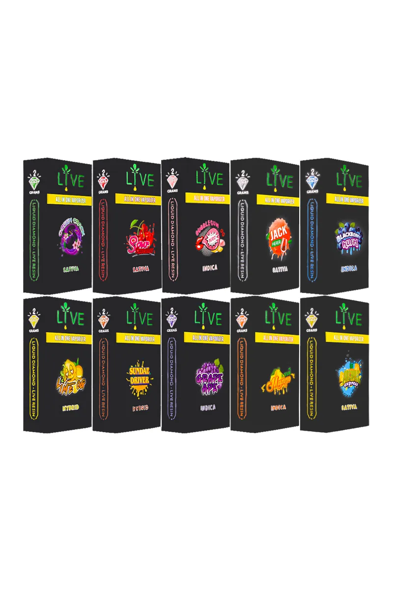 Live Liquid Diamonds Live Resin Disposable vape pen