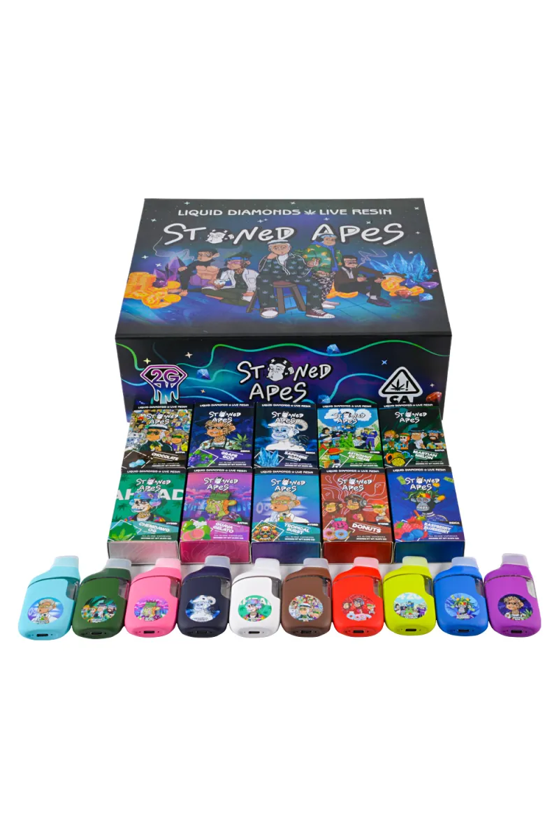 USA STOCK Stoned Apes Live Diamonds Disposable Vape Pen