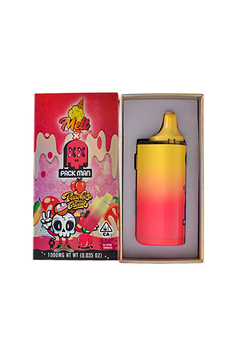 Melt Packman 1ml with Screen Liquid Diamonds Live Resin Disposable Vape Pen