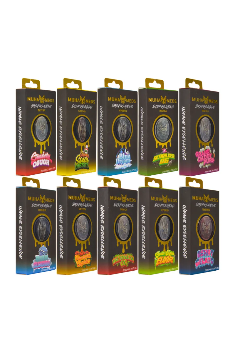 Muha Meds Mavricks spring edition with light Disposable Vape Pen