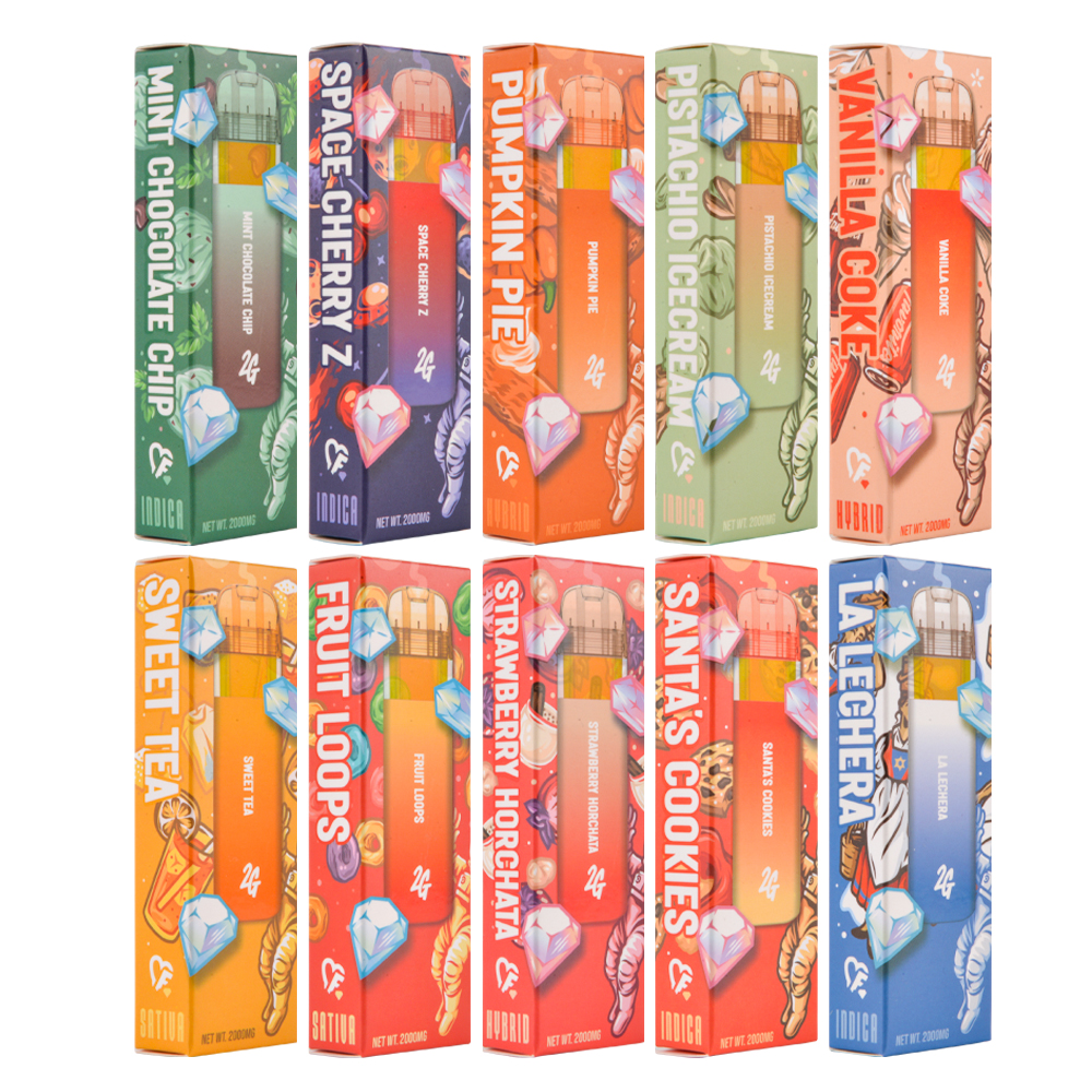 USA STOCK Love Favorite New 2g with screen Disposable Vape Pen 300pcs