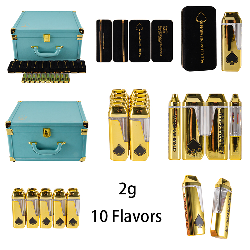 USA STOCK ACE Blue 2g Disposable Vape Pen 500pcs