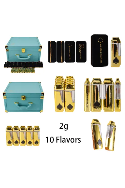 USA STOCK ACE Blue 2g Disposable Vape Pen 500pcs 01