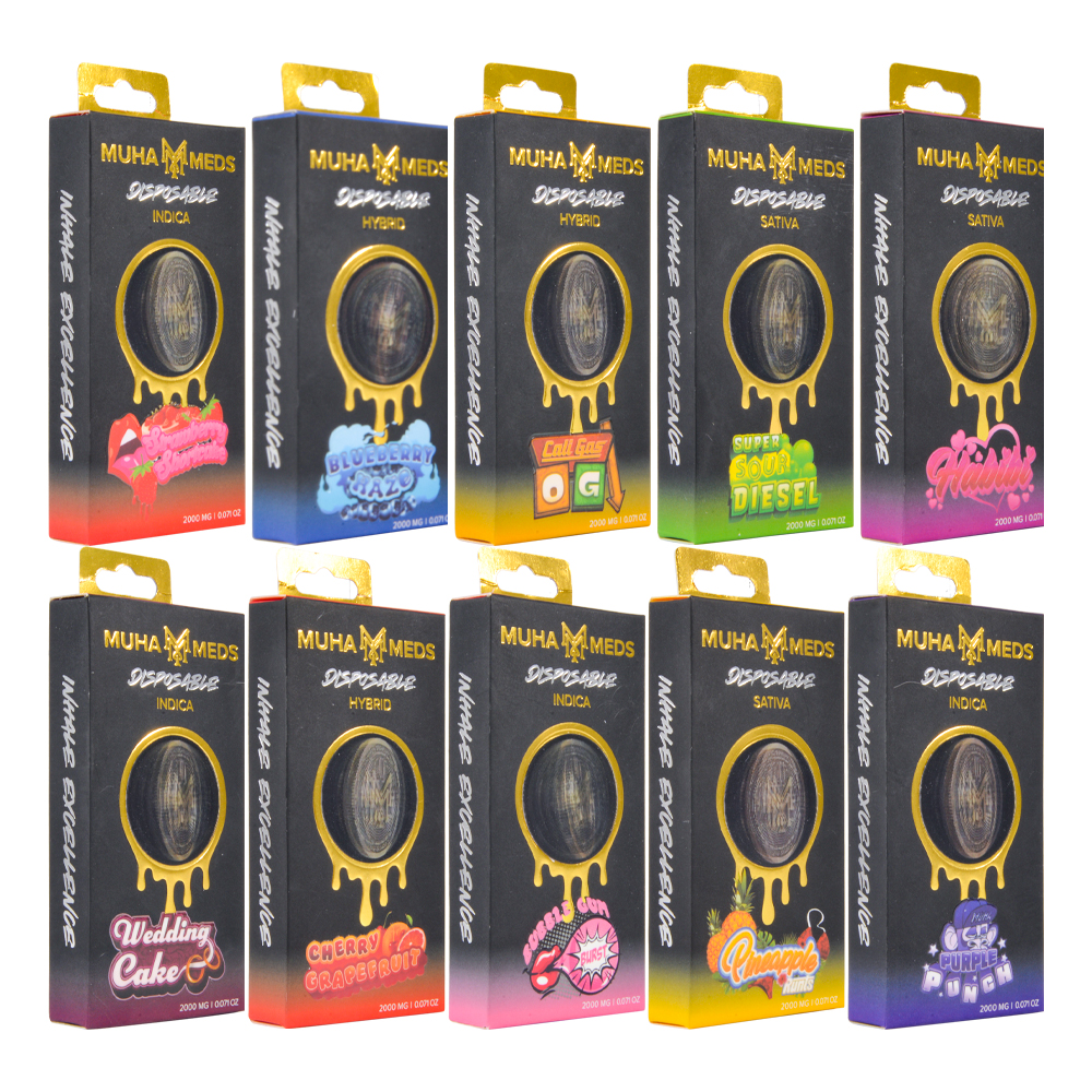 New Muha Meds Mavricks With Light 2g Disposable Vape Pen