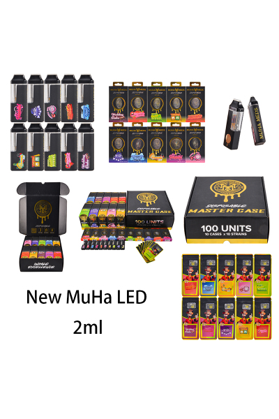 USA STOCK Muha Meds Mavricks With Light 2g Disposable Vape Pen 200pcs 01