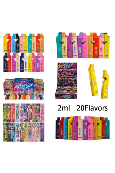 USA STOCK Pressure twins 2g Disposable Vape Pen 500pcs 01