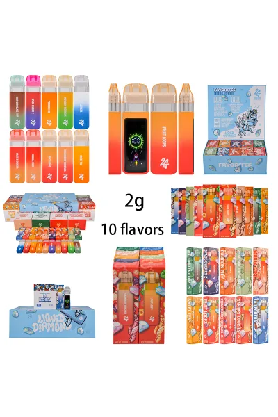 USA STOCK Love Favorite New 2g with screen Disposable Vape Pen 300pcs 01