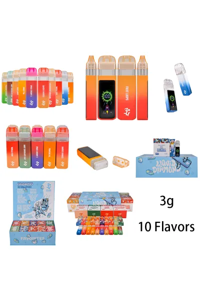 USA STOCK copy of Love Favorite New 3g with screen Disposable Vape Pen 300pcs 01