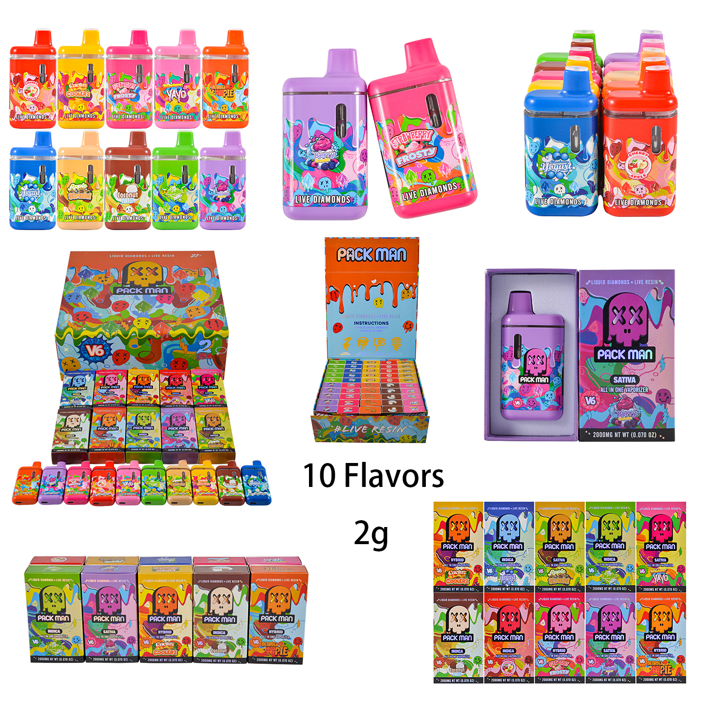 2g packman v6 disposable
