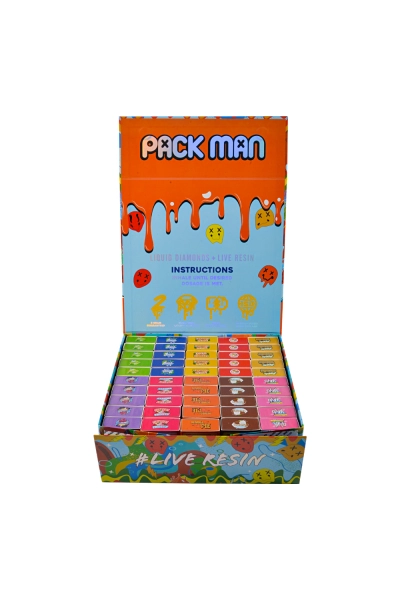 Packman V6 with Screen Liquid Diamonds + Live Resin Disposable Vape Pen  02