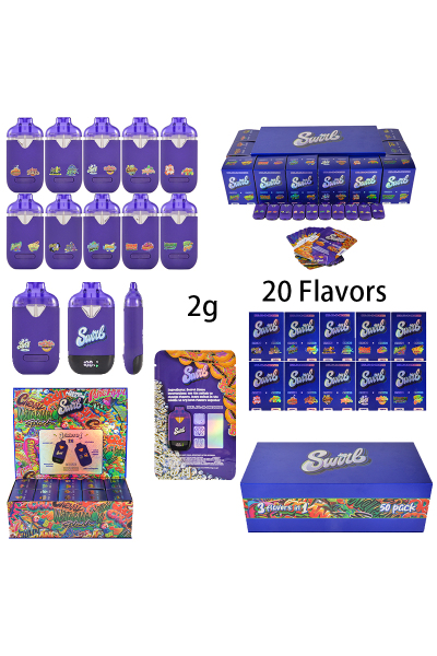 Swirl Double Flavors 1+1g Disposable vape pen 01