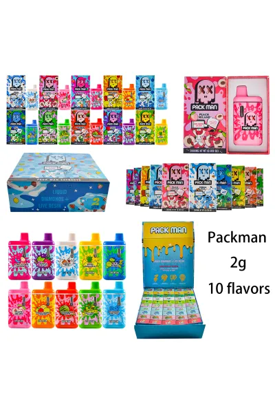 USA STOCK Packman Third-generation 2g Disposable Vape Pen 200pcs 01