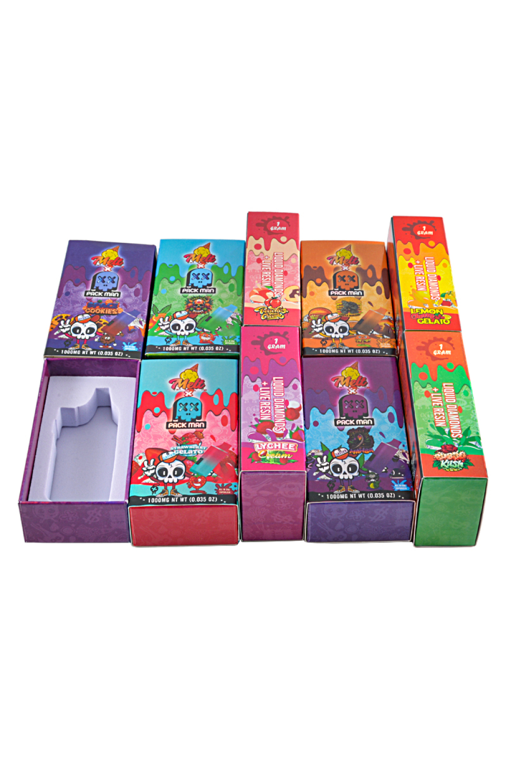 Melt Packman V2 with Display Screen 1g disposable vape pen