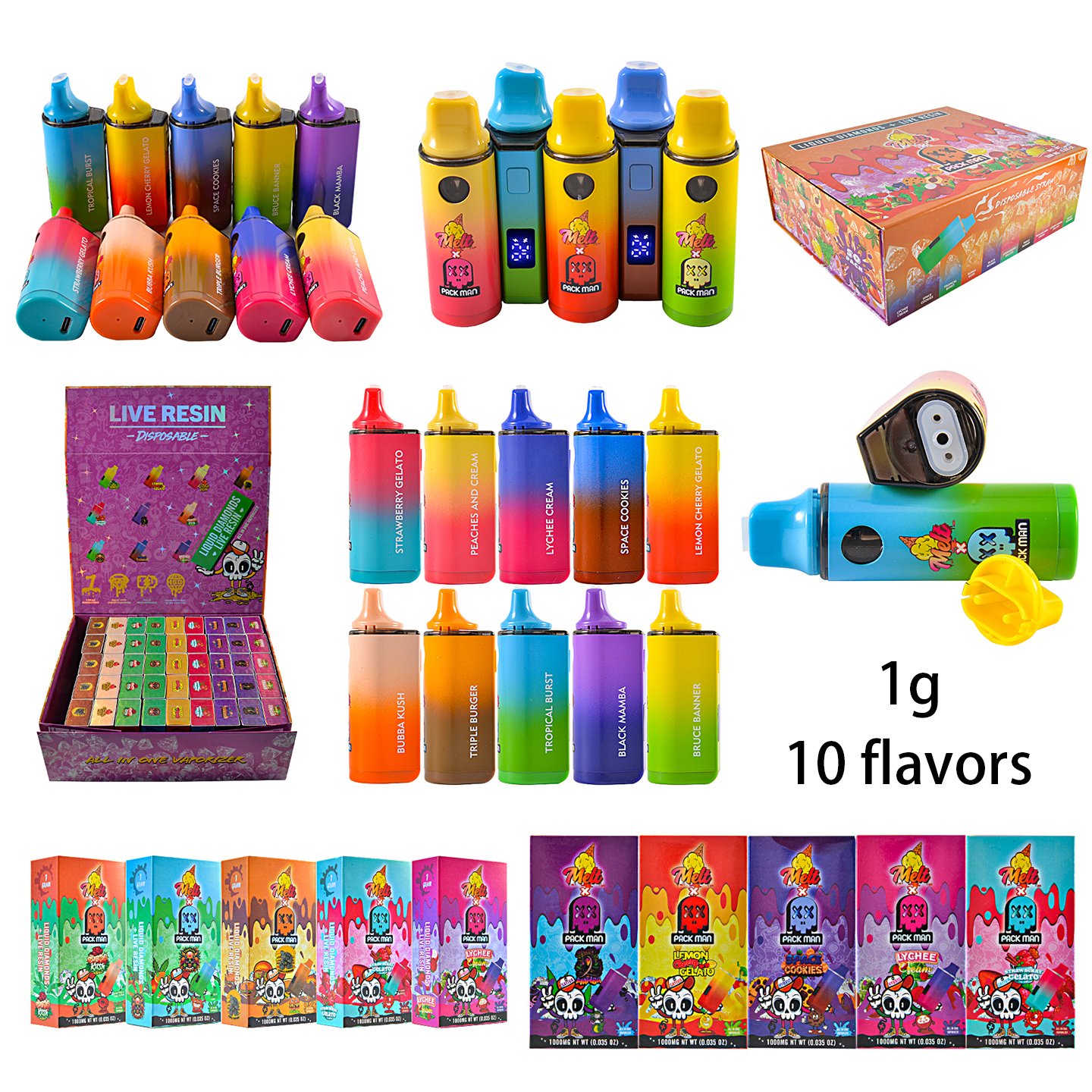 melt packman v2 1ml disposable vape
