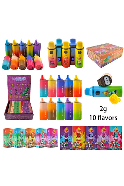 USA STOCK Melt Packman V2 with Display Screen 2g Disposable Vape Pen 200pcs 01