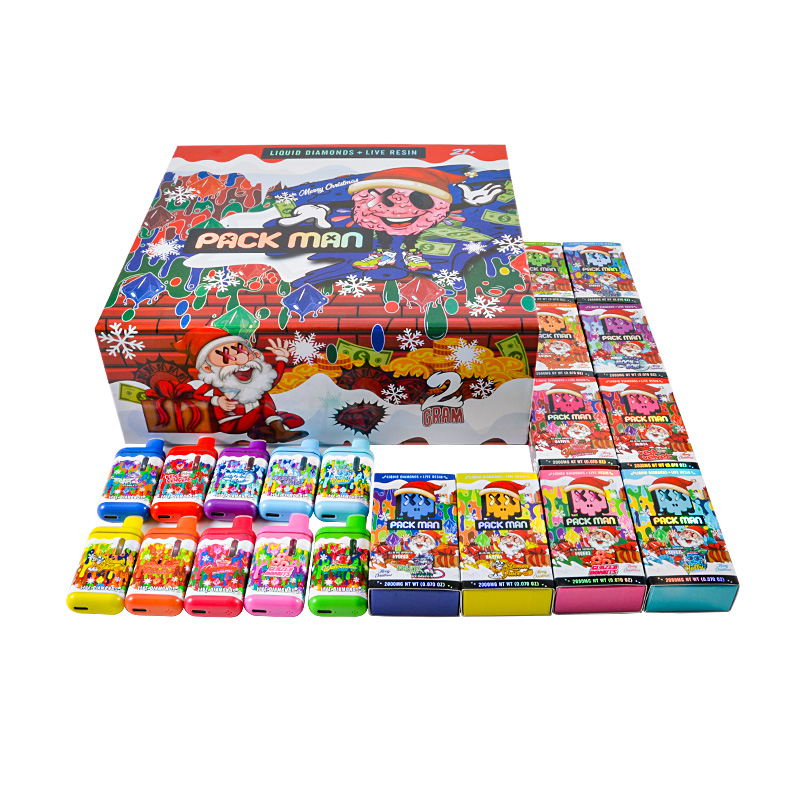 Packman Cristmas with Screen 2g Disposable Vape Pen